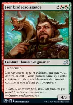 Ikoria : La Terre des Béhémoths - Fier bridecroissance