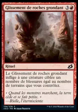 Ikoria : La Terre des Béhémoths - Glissement de roches grondant