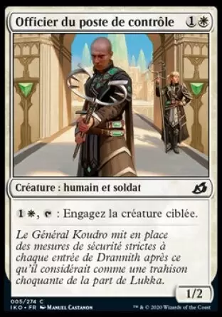 Ikoria : La Terre des Béhémoths - Officier du poste de contrôle