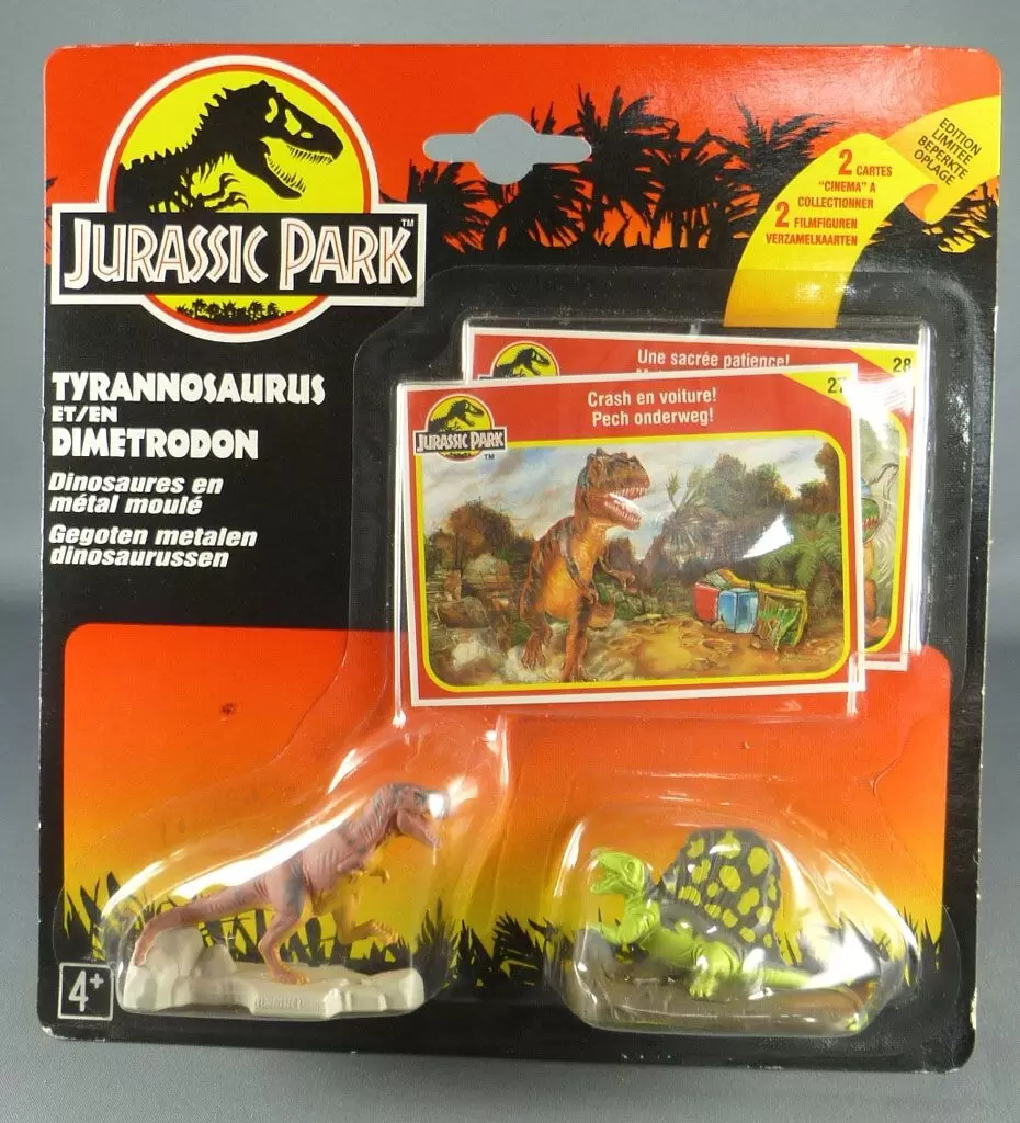 Jurassic Park - Kenner - Tyrannosaurus & Dimetrodon