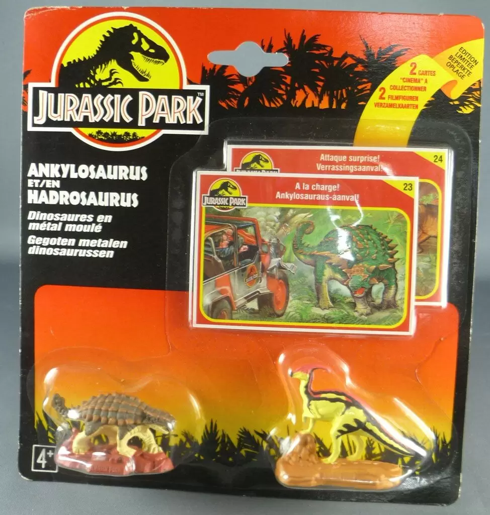 Jurassic Park - Kenner - Ankylosaurus & Hadrosaurus