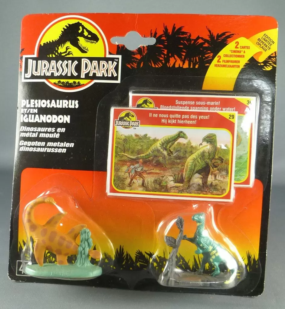 Jurassic Park - Kenner - Plesiosaurus & Iguanodon