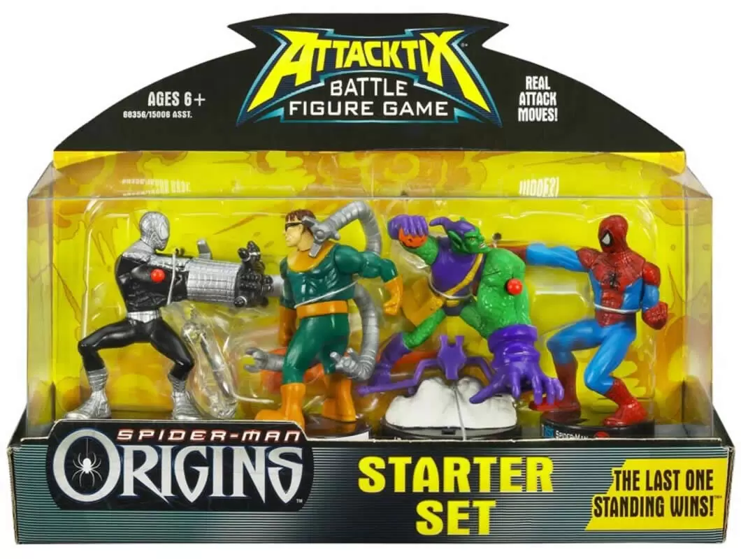 Marvel Attacktix - Spider-Man Origins Starter Set 4 Pack