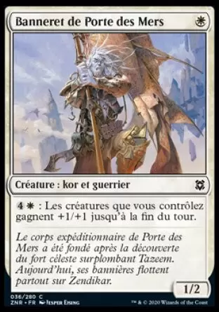 Renaissance de Zendikar - Banneret de Porte des Mers