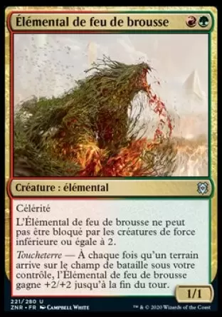 Renaissance de Zendikar - Élémental de feu de brousse