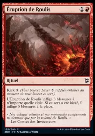 Renaissance de Zendikar - Éruption de Roulis