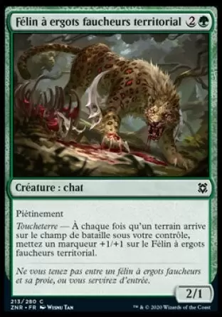 Renaissance de Zendikar - Félin à ergots faucheurs territorial
