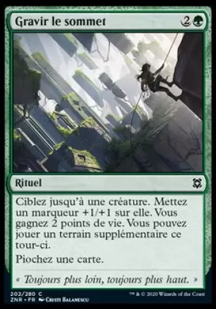 Renaissance de Zendikar - Gravir le sommet