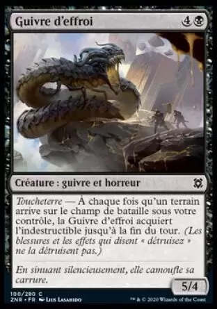 Renaissance de Zendikar - Guivre d\'effroi