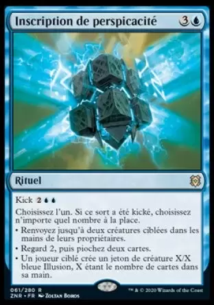Renaissance de Zendikar - Inscription de perspicacité
