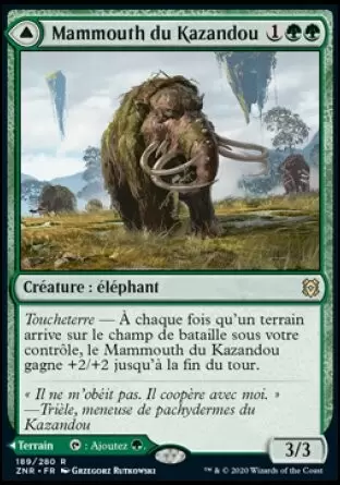 Renaissance de Zendikar - Mammouth du Kazandou
