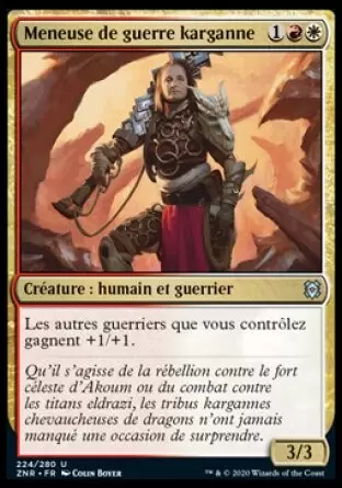 Renaissance de Zendikar - Meneuse de guerre karganne