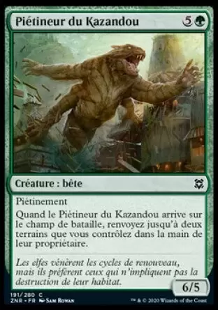Renaissance de Zendikar - Piétineur du Kazandou