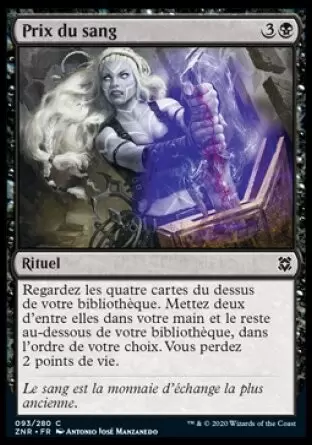 Renaissance de Zendikar - Prix du sang