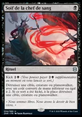 Renaissance de Zendikar - Soif de la chef de sang