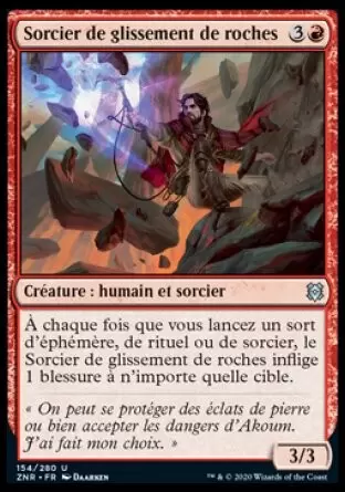 Renaissance de Zendikar - Sorcier de glissement de roches