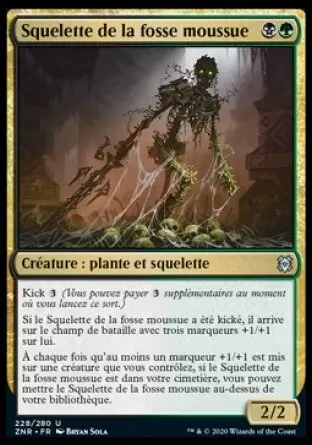 Renaissance de Zendikar - Squelette de la fosse moussue