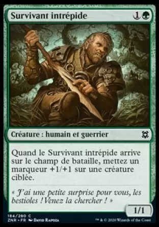 Renaissance de Zendikar - Survivant intrépide