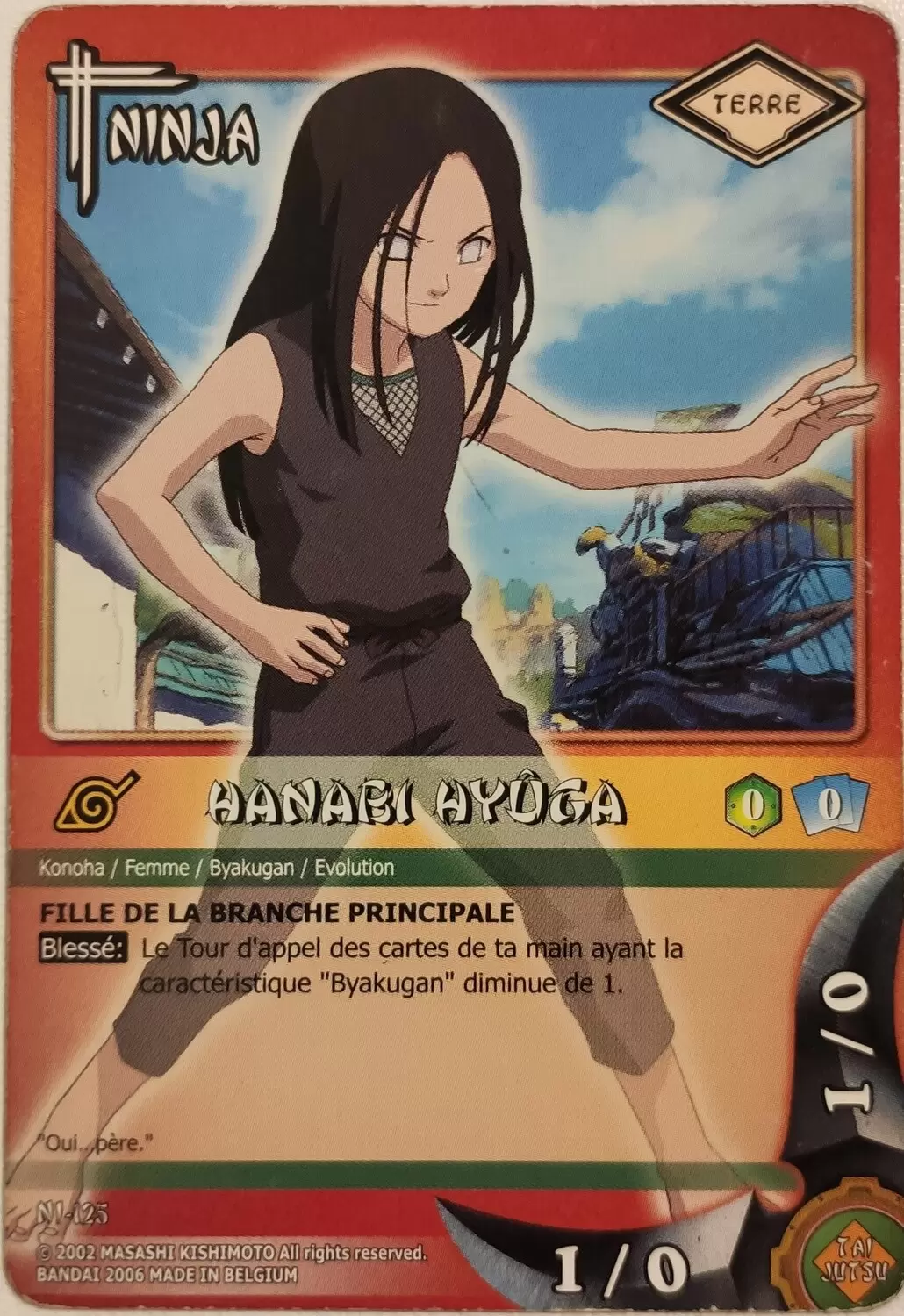 Cartes Naruto Série 03 - Puissances Cachées - Hanabi Hyûga