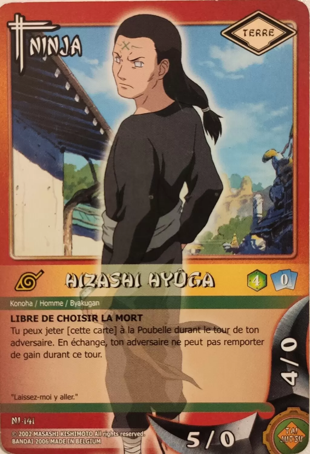 Cartes Naruto Série 03 - Puissances Cachées - Hizashi Hyûga