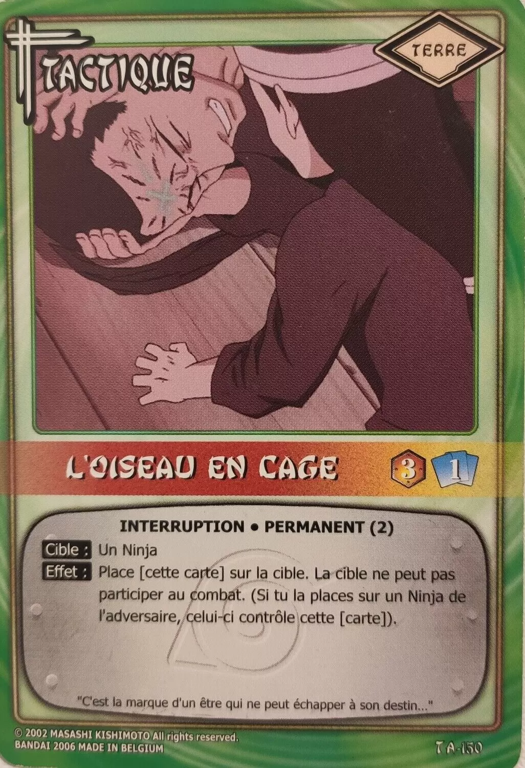 Cartes Naruto Série 03 - L\'oiseau En Cage