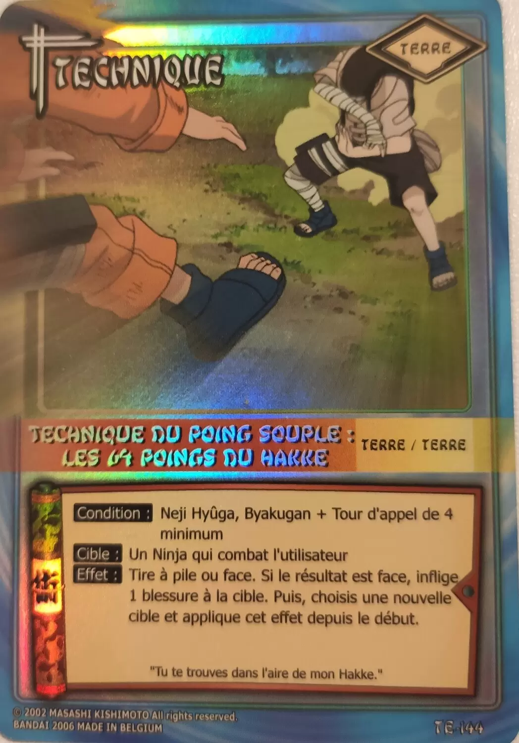Cartes Naruto Série 03 - Puissances Cachées - Technique Du Poing Souple: Les 64 Poings Du Hakke