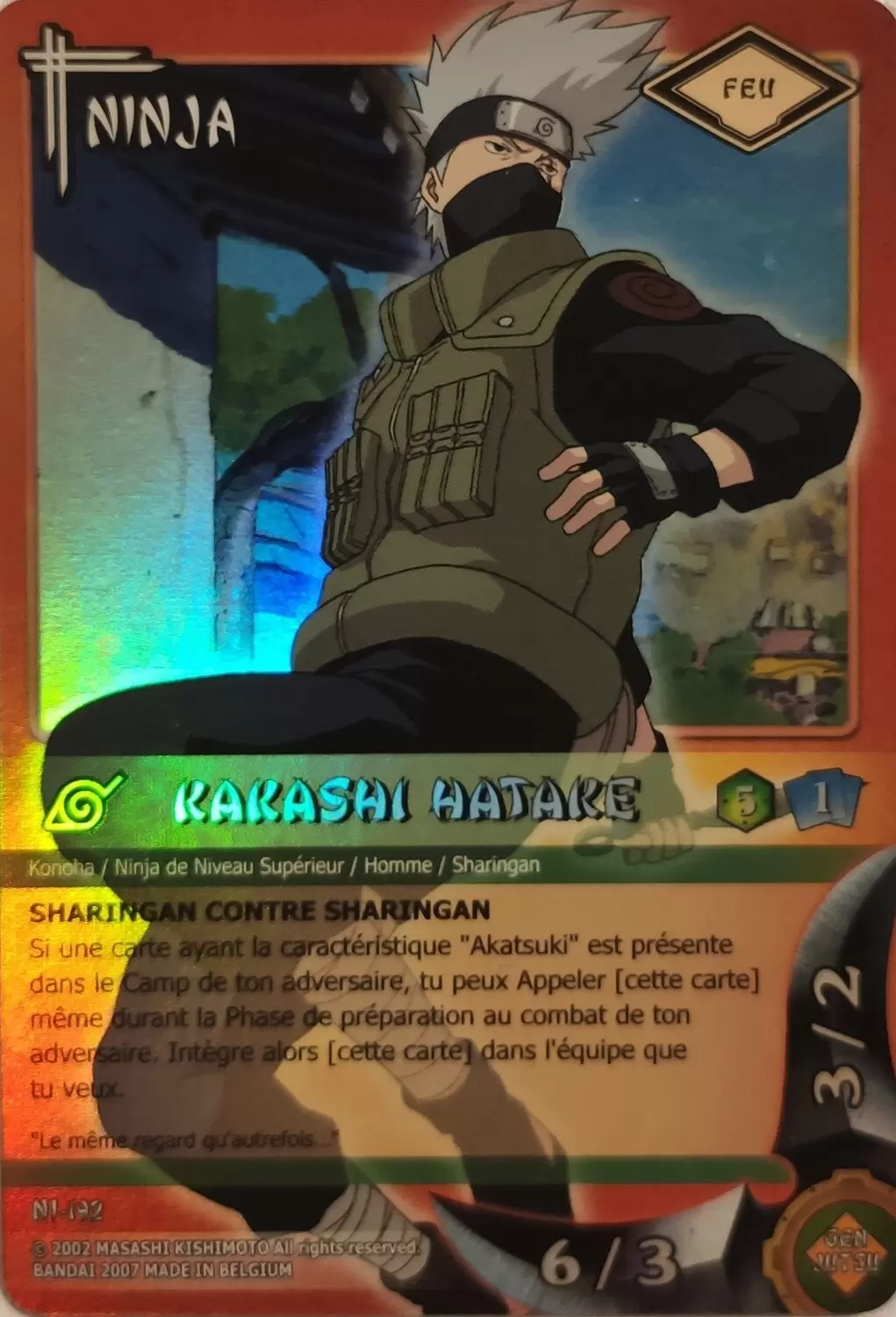 Cartes Naruto Série 04 - Kakashi Hatake