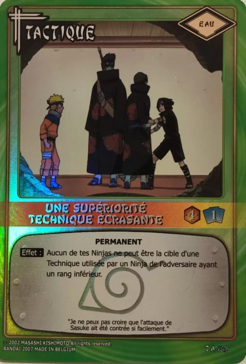 Cartes Naruto Série 04 - Une Supériorité Technique Écrasante