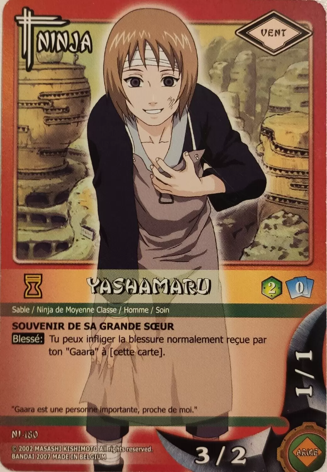 Cartes Naruto Série 04 - Yashamaru