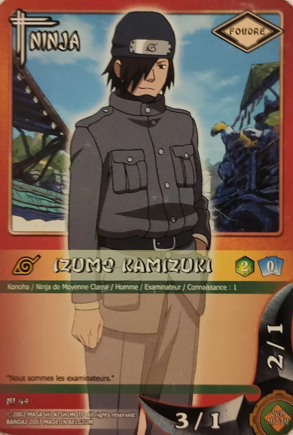 Cartes Naruto Série 05 - Un Nouveau Départ - Izumo Kamizuki