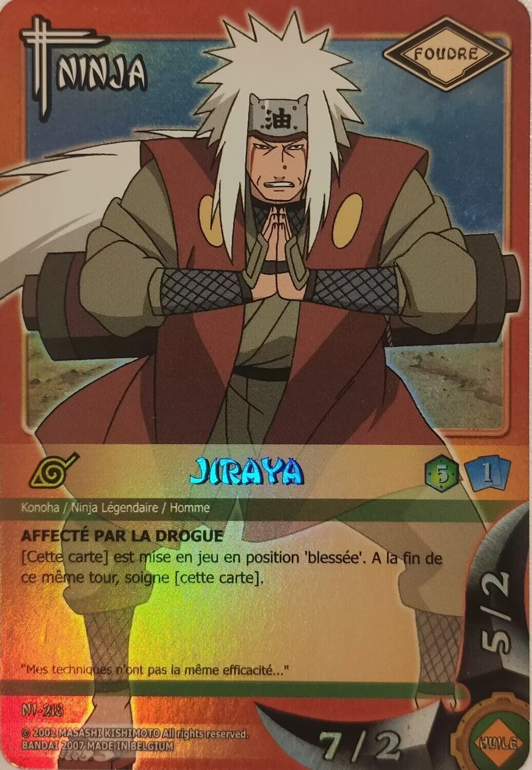 Cartes Naruto Série 05 - Jiraya