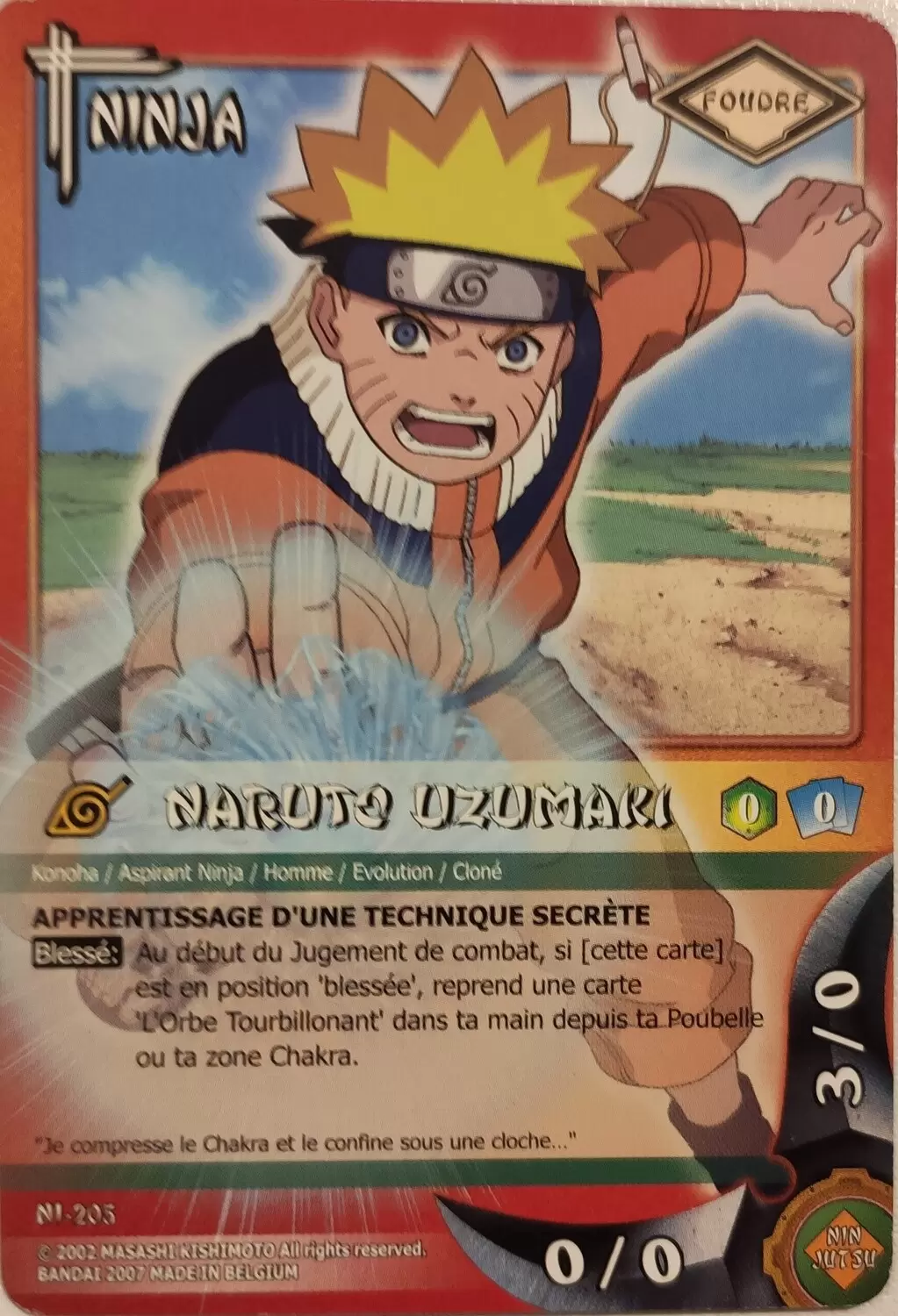 Cartes Naruto Série 05 - Un Nouveau Départ - Naruto Uzumaki