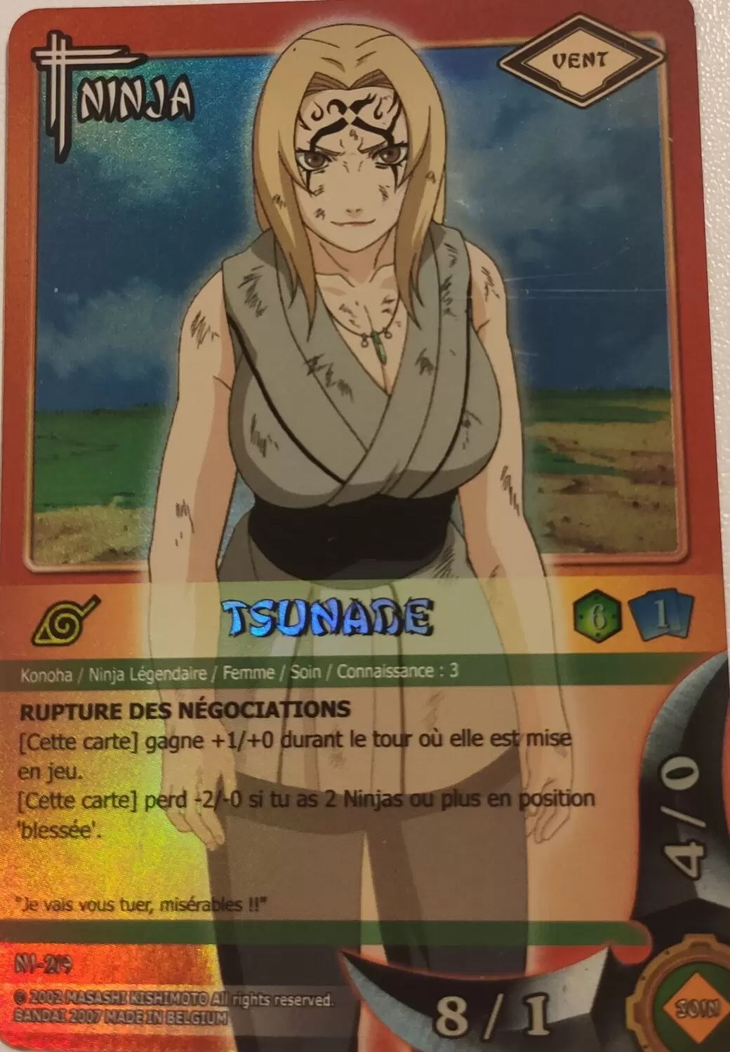 Cartes Naruto Série 05 - Tsunade
