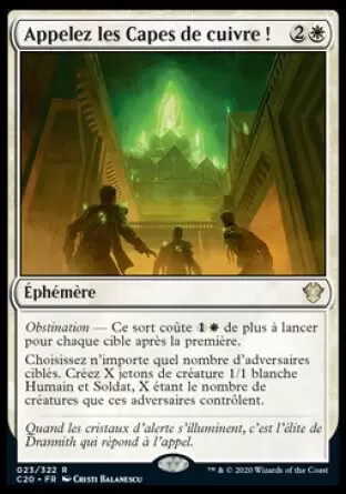 Commander 2020 - Appelez les Capes de cuivre !