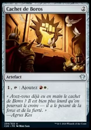 Commander 2020 - Cachet de Boros