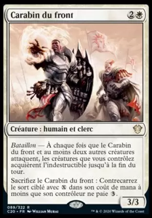 Commander 2020 - Carabin du front