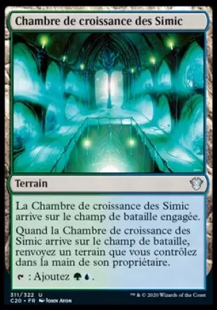 Commander 2020 - Chambre de croissance des Simic
