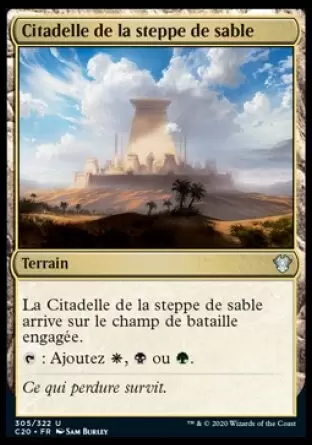 Commander 2020 - Citadelle de la steppe de sable