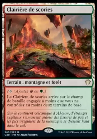 Commander 2020 - Clairière de scories