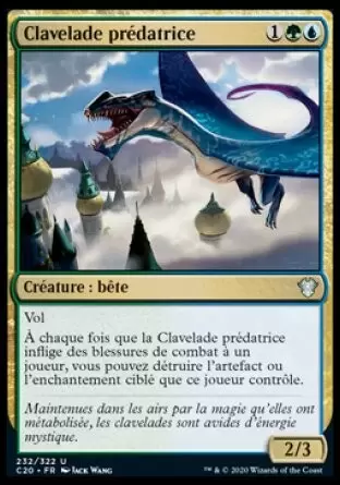 Commander 2020 - Clavelade prédatrice