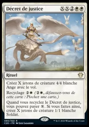 Commander 2020 - Décret de justice