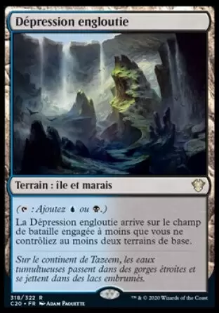 Commander 2020 - Dépression engloutie