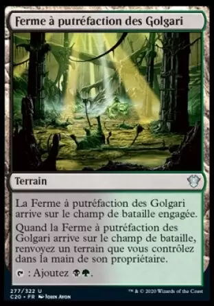 Commander 2020 - Ferme à putréfaction des Golgari