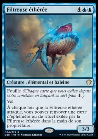 Commander 2020 - Filtreuse éthérée