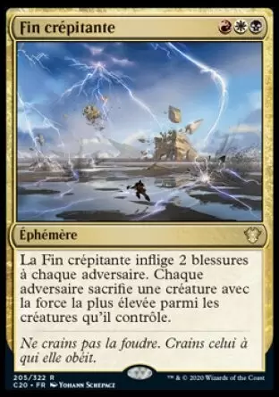 Commander 2020 - Fin crépitante