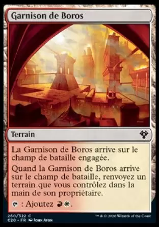 Commander 2020 - Garnison de Boros