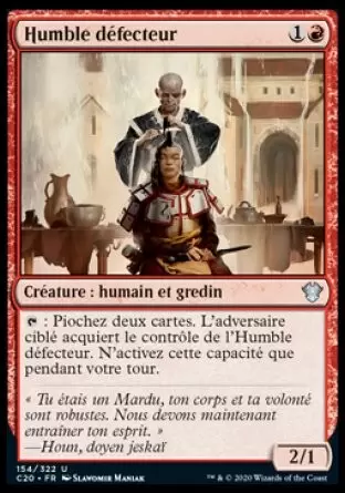 Commander 2020 - Humble défecteur