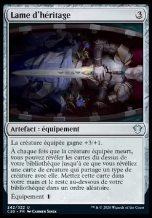 Commander 2020 - Lame d\'héritage