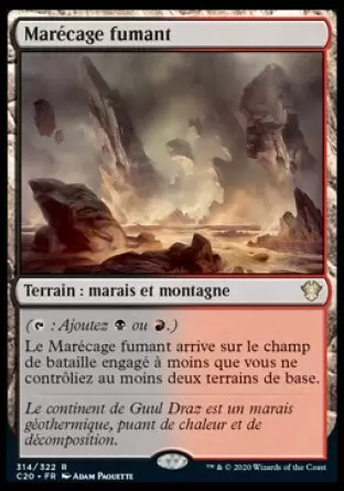Commander 2020 - Marécage fumant
