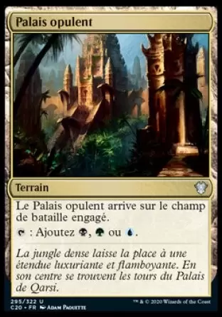 Commander 2020 - Palais opulent